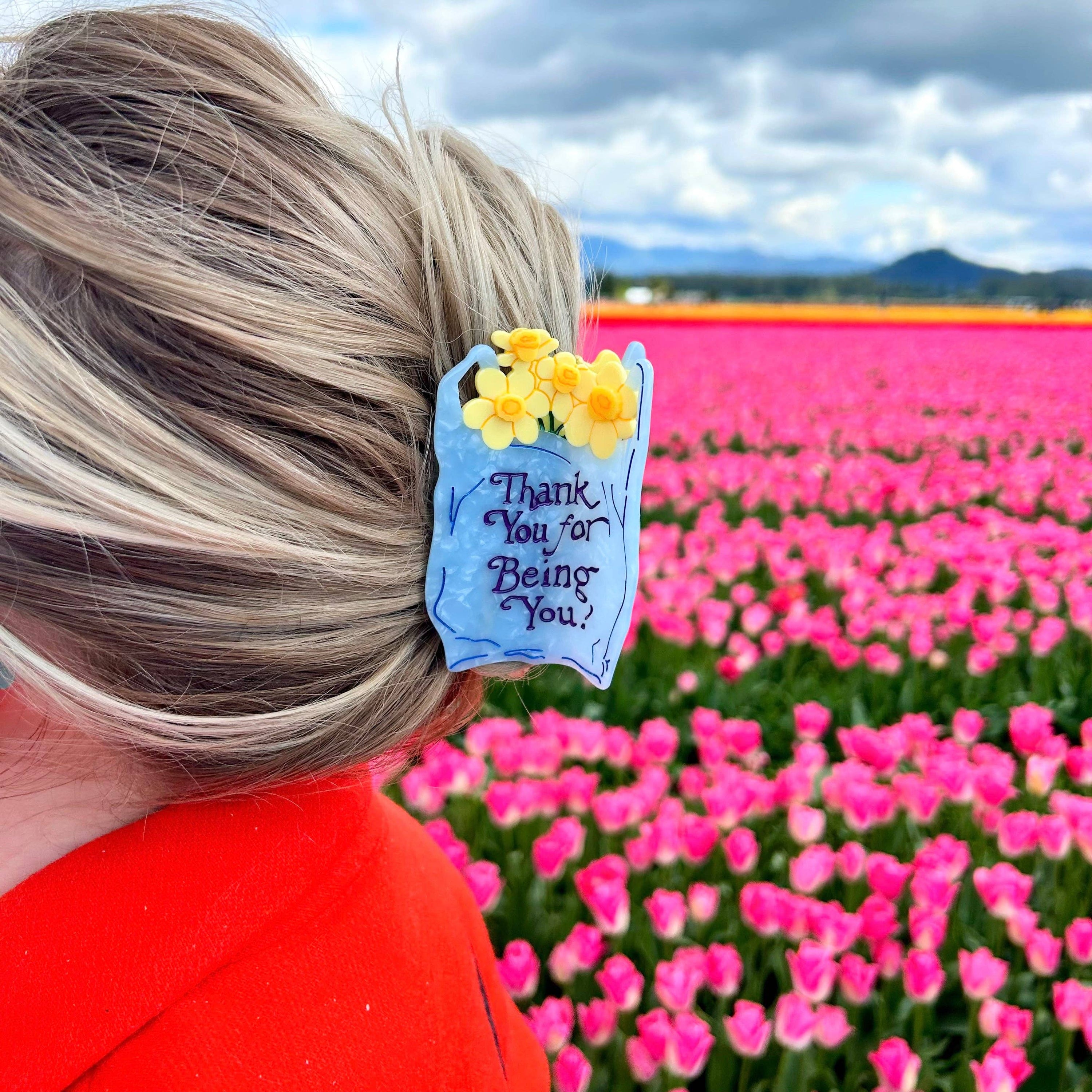 Thank You Bag Hair Claw TPF x Lindsey Cherek Waller